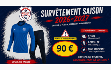 EQUIPEMENT ET SURVETEMENT 2026/2027